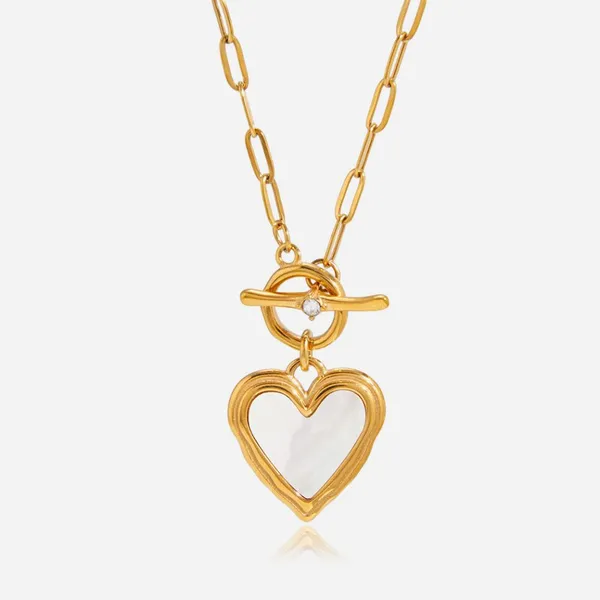 304 Stainless Steel Necklace With 18K Gold PVD Coating & Hypoallergenic Design photo-3