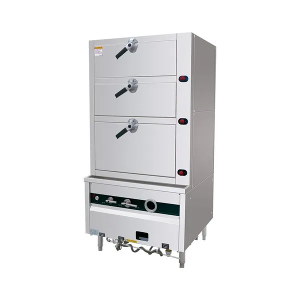 220V Firebar Self-Priming Air Type Steam Cabinet for Commercial Seafood Kitchens