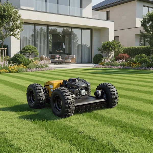 Vigorun Robot Grass Cutter Euro 5/EPA Electric Start Electric RC Mower for Berry & Lavender Farms
