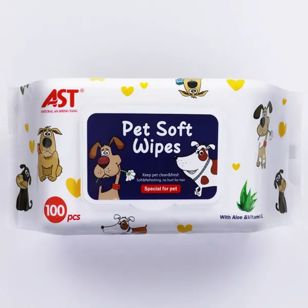 Wet Pet Wipes 3 In1 Multipurpose Grooming For Cat and Dog - 80/100/120 Wipes