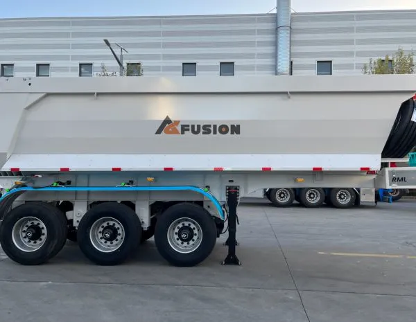 Custom 2-5 Axle Rear Tipper Dump Semi Trailer, Sand Stone Transport Semi Trailer for Benin West Africa