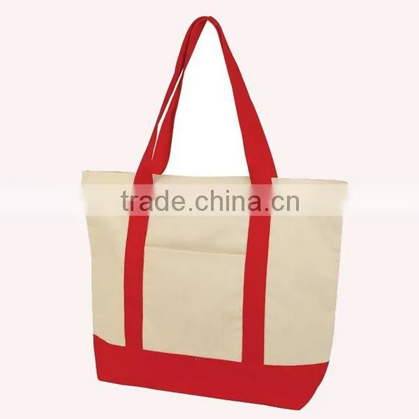 22" Heavy Duty Cotton Canvas Tote Bag photo-3