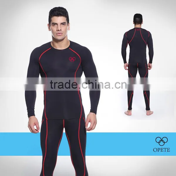 (OEM/ODM Factory)Sportswear Product Type and Sports Thermal Compression Base Under Layers Long Tops Skin Wear Quality Choice photo-2