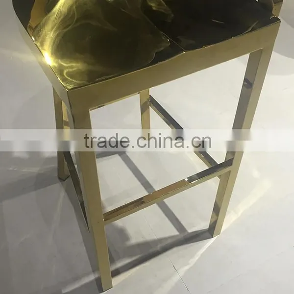 Modern Royal Gold Plated High Bar Chairs photo-4