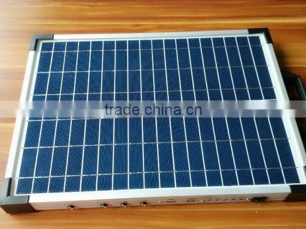 20W Intergrated Lithium Ion Battery Solar Generator, Portable Solar Power System,off Grid Solar System photo-2