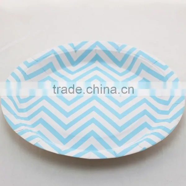 Birthday Products Supplies 7 Inch Mix Pattern Round Paper Plates photo-4