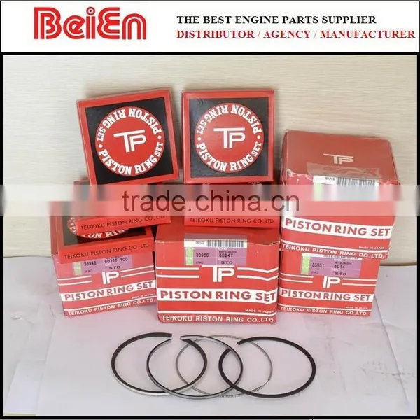 Wholesale Piston Ring for Excavator Engine 4BD1/6BD1/6BG1/C240/ 4HK1/6HK1/6SD1/6WG1 photo-4