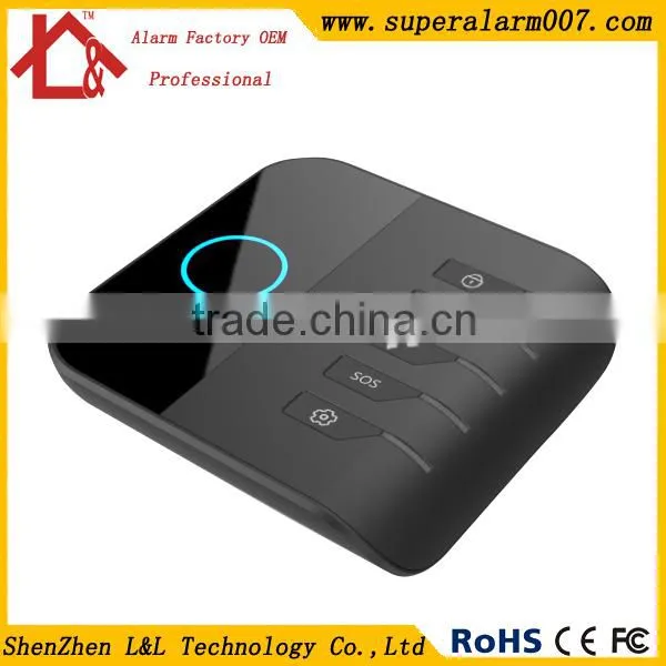 Wireless Fire/Burglar/SOS Emergency Home Security Alarm System wifi GSM+WIFI Network