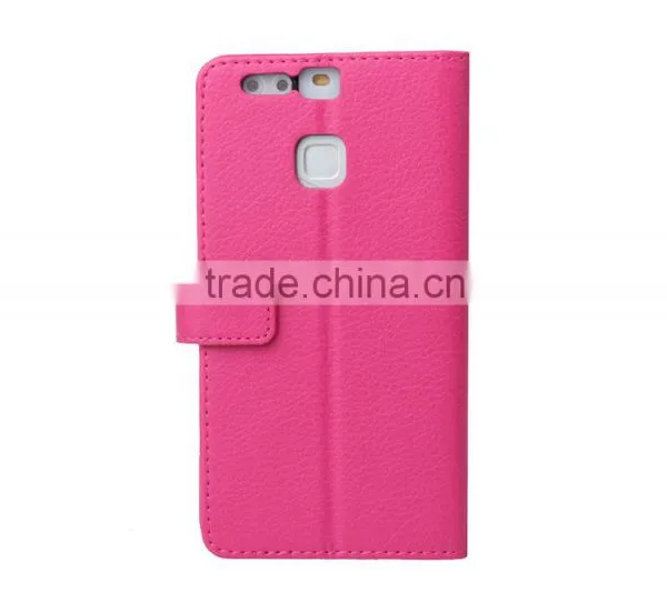 Original MMT Litchi Grain Wallet Leather Flip Case ForHuawei P9 Photo Frame Holder Leather PU Case With Card Slot for Huawei P9 photo-2
