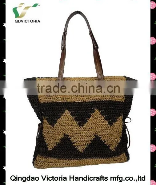 Ladies' Fashion Paper Straw Handbag photo-2