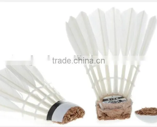 Durable Cheap Aeroplane Cigu Duck Feather Shuttlecock Badminton photo-3