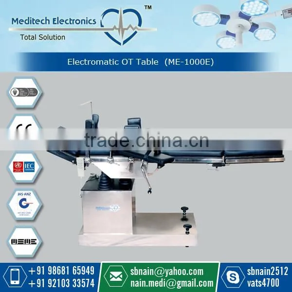 Electronic Hydraulic Operation Table C Arm Compatible Fully Remote photo-6