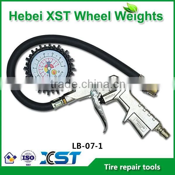 tire pressure gauge and inflator