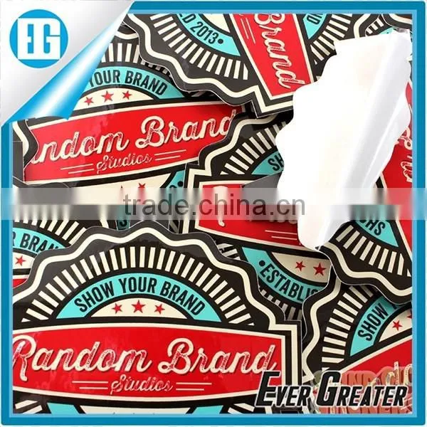 Custom Self Adhesive Vinyl Stickers Cuntom Bumper Sticker Carton Sticker Material photo-4