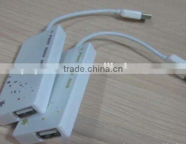 Computer Flat Slim 4 Port Usb 2.0 Hub as Promotional Gift photo-5