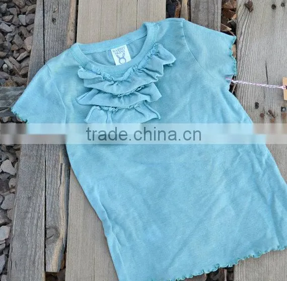 Organic Ruffle Blouse Shirts for Baby photo-5