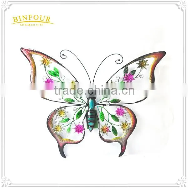 Metal Handicraft 3D Butterfly Animal Wall Art Home Decor Garden Decor photo-4