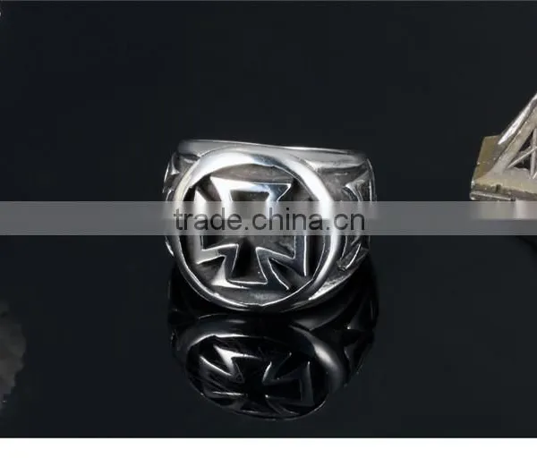 Wholesale Jewelry Stainless Steel 2016 Man Criss- Cross Ring photo-6
