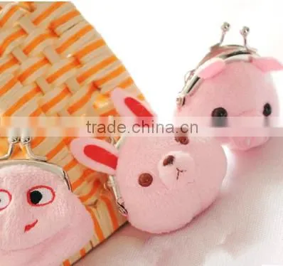 Plush Coin Purse/plush Coin Bag/animal Shaped Plush Purse/high Quality Plush Coin Bag