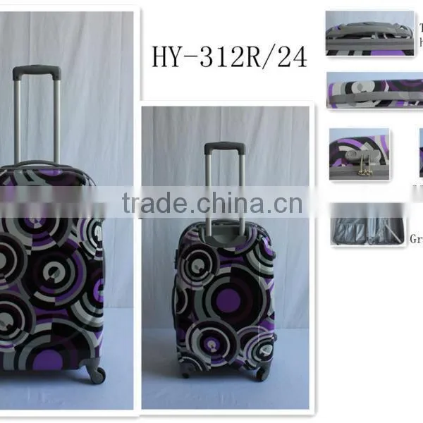 2014 ABS&PC Film Luggage 360 Degree Rotational Wheels/ Unique Luggage