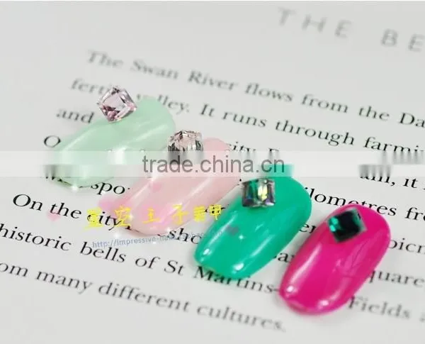 4mm Nail Art Square Diamond,3D Geometric Square Diamond,square Diamond ZX:CNS24 photo-5