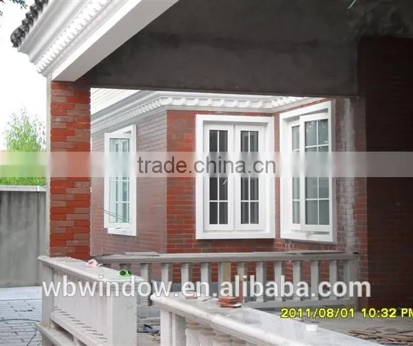 White Grills Design for Pvc Casement Windows in Foshan Factory photo-2