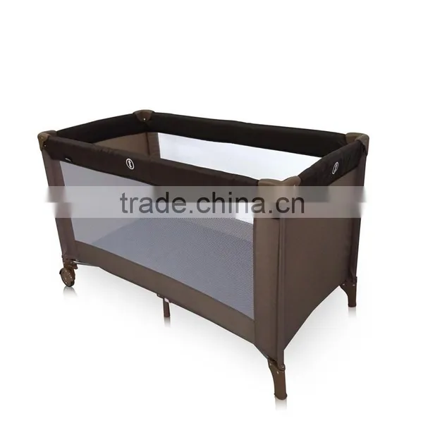 Playard Baby Travel Portable Wheeled Crib Playpen Infant Travel Cot Baby Playpen photo-3