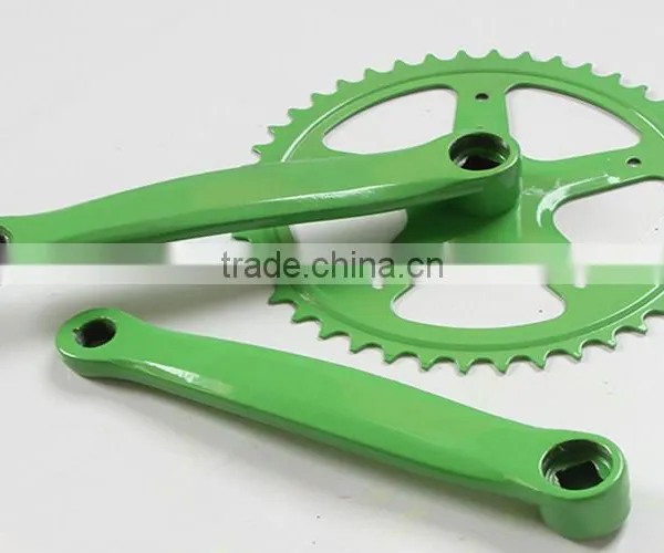 Steel and Alloy 42/52T Bicycle Chainwheel and Cranks photo-3