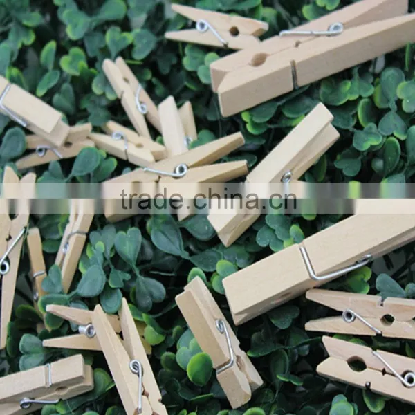 Pine Nature Color Wood Clip Wedding Decoration photo-3
