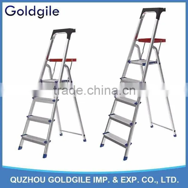 Goldgile Popular Aluminium Step Ladder With Tools Tray