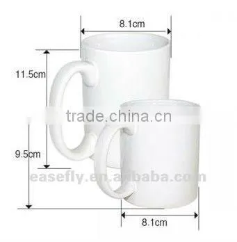 11oz White Blank Sublimation Transfer Coated Mug