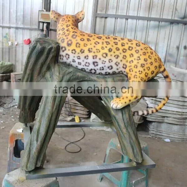 Fiberglass Life Size Animal Statue Leopard Statue photo-3