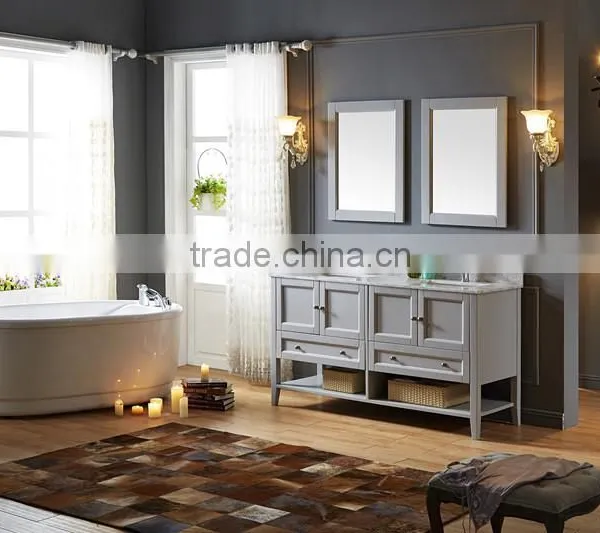 Modern Solid Wood Bathroom Cabinet With Factory Price photo-5
