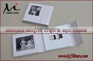 Wedding Leather USB Stick Packaging Album Folio photo-2