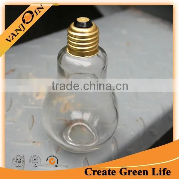 Glass Light Bulb Flower Vase, Stem Holder Collection photo-3