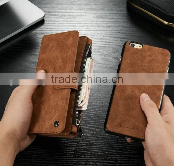 Leather Wallet Phone Cover Combo For Iphone 6/6s photo-5