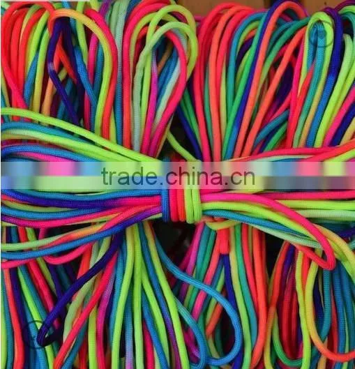 Hot Sale Rainbow Paracord Woven Keychain, Rainbow Rope 550 to Make Keychain, Rainbow 550 Paracord Survival Keychain Quality Choice photo-2