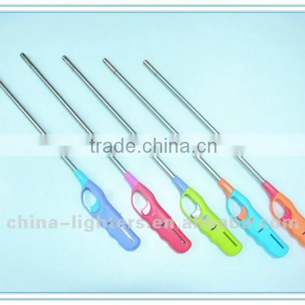 Long Tube Bbq Lighter/ Refillable Kitchen Gas Lighter/ Stove Lighter/ Igniter Piezo JZDD-307L