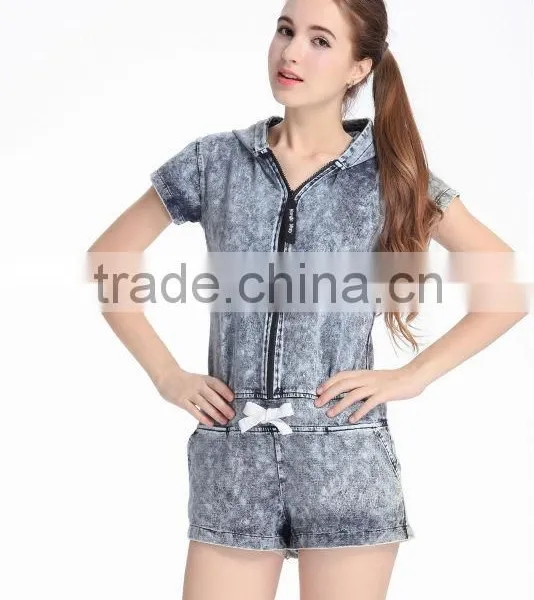 New Arrival Onesie Jumpsuit One Piece Jump in Suit Zipped Hoodie