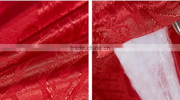 100% Silk Quilt With Red Color Jacquard Flower photo-4