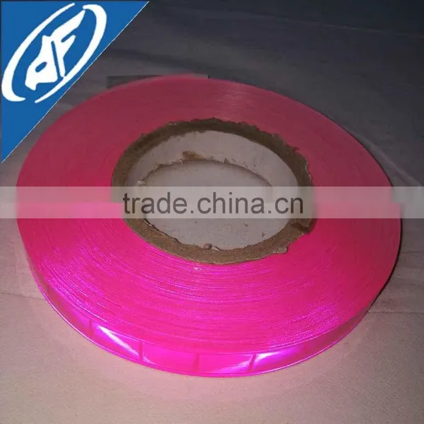 Pink 20MM Fire Resistant PVC Reflective Tape photo-5