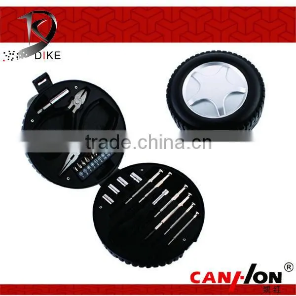 Ningbo Dike 24pcs Popular Promotional Household Tool Set, Home Repair Tool Box, Home Improvement Tool Kit