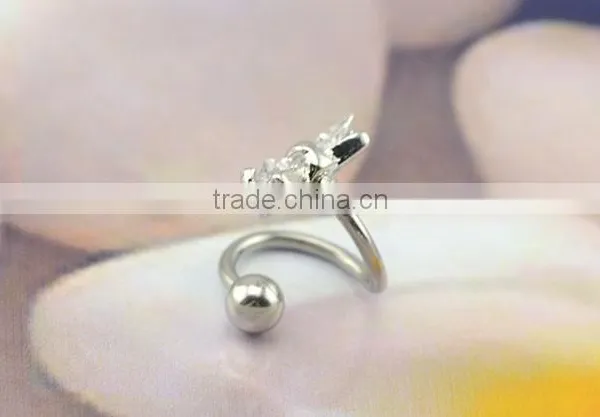 Lip Ring Labret Studs Flower Eyebrow Rings Helix Ear Piercing photo-3