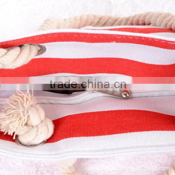 Hot Summer 2015 Strip Beach Bag Canvas Material photo-5
