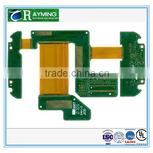 PI Material Gold Fingers Yellow Covering Film Flex PCB Board photo-5