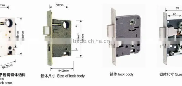 Luxury Brass Mortise Lock With Handles photo-5