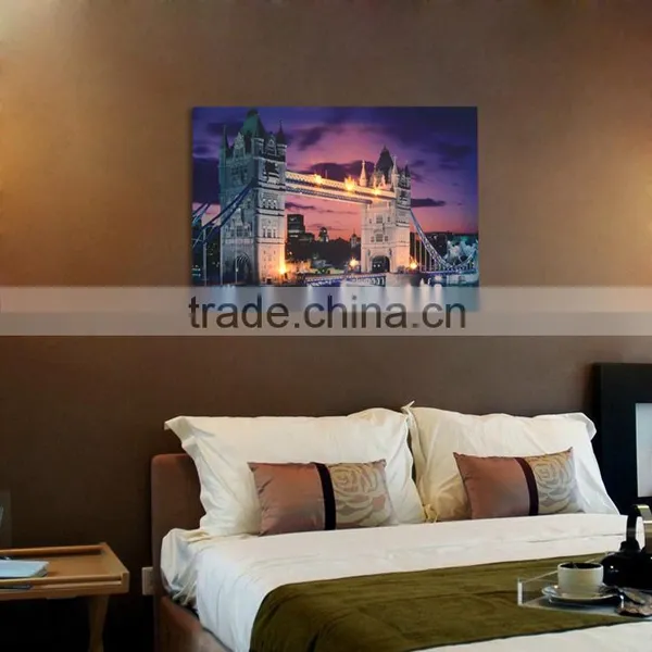 LED Canvas Painting Wall Art, Lighted up Candle Painting,Christmas Wall Decor LED Canvas Painting photo-3