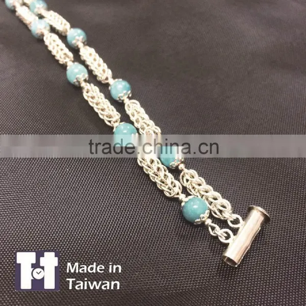 New Design Double Layer Manual 925 Sterling Silver Bracelet photo-4