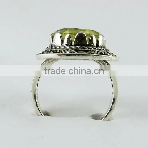Royal Design !! Lemon Topaz 925 Sterling Silver Ring, Gemstone Silver Jewelry, Silver Jewelry Manufacturer photo-5