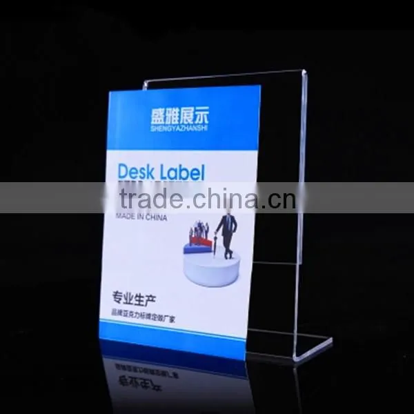 L Shape a4 Acrylic Display Stand photo-3